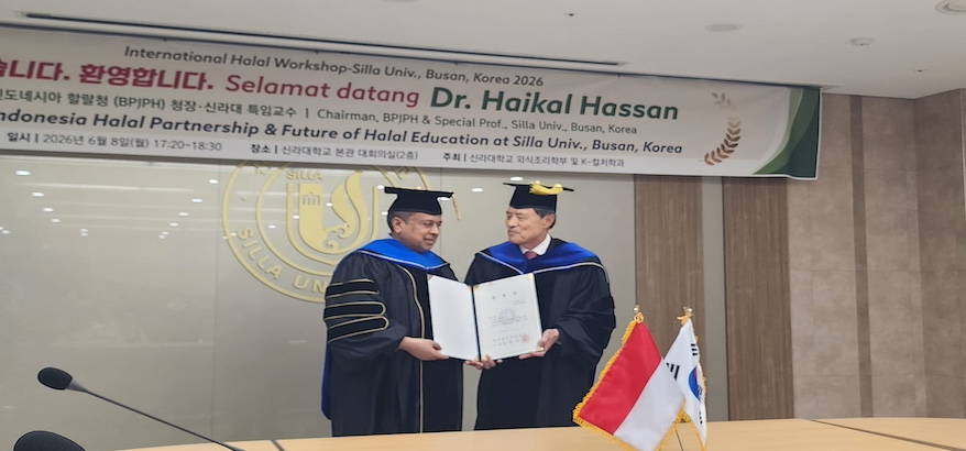 Haikal Hasan Terima Gelar Profesor Kehormatan, Simbol Kekuatan Halal Indonesia